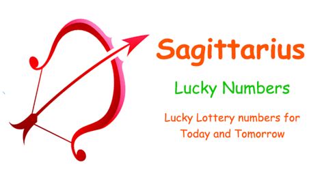 sagittarius lucky numbers for today and tomorrow